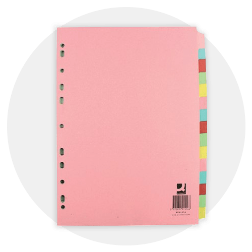 Plain File Dividers