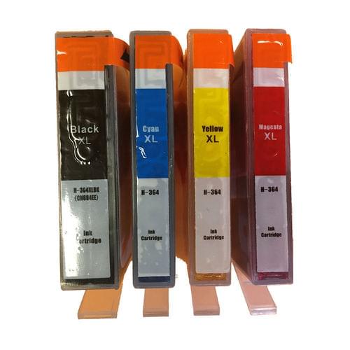 Compatible HP 364XL Value Pack Black/Cyan/Magenta/Yellow Ink Cart