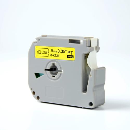 Compatible Brother MK 621 P-Touch Tape 9mm x 8m Black on Yellow