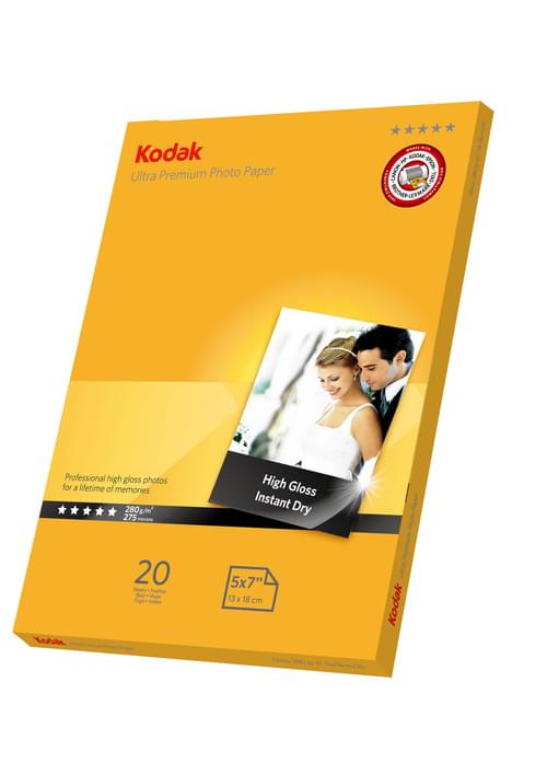 Kodak 7x5 Ultra Premium Glossy Photo Paper 5740-089 Pk 20