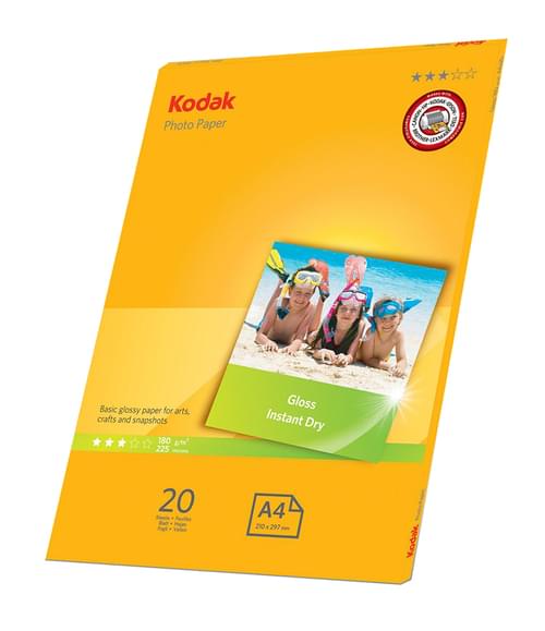 Kodak A4 Glossy Photo Paper 20 Sheets 5740-512