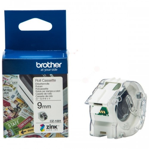 Brother CZ-1001 Full Colour Continuous Label Roll 9mm x 5m