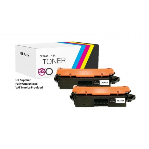 2 X Compatible HP CF244A Black Toner Cartridge