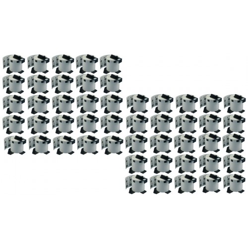 50 x Compatible Brother DK11209 Small 62x29mm Address Labels 800 labels per roll