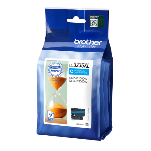 Genuine Brother LC3235XLC Cyan Ink Cartridge - 5000 Pages