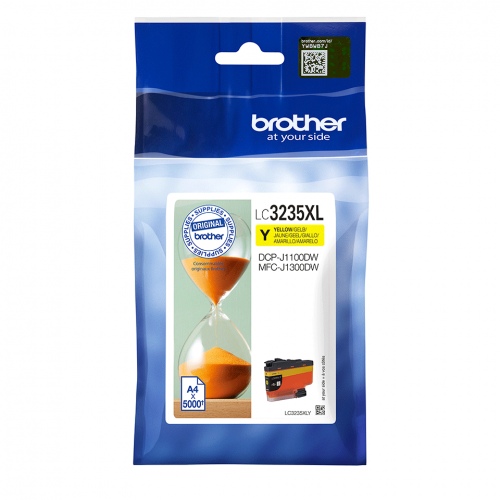 Genuine Brother LC3235XLY Yellow Ink Cartridge - 5000 Pages