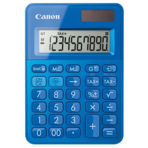 Canon pocket calculator LS-100K-MBL - Blue - 10 digit display - VAT Included
