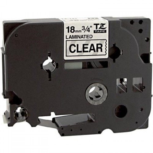 Compatible Brother P-touch TZE 141 Black on Clear 18mm x 8m Tape Label TZE141