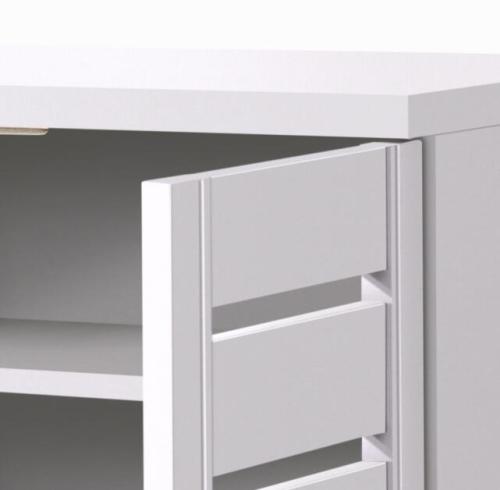 Essentials 3 Door Shoe Cabinet White | TAD039 | 