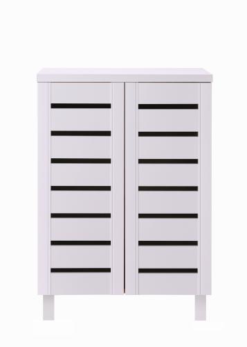 Essentials 2 Door Shoe Cabinet White | TAD040 | 