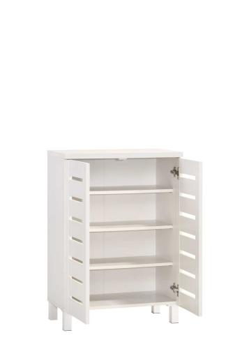 Essentials 2 Door Shoe Cabinet White | TAD040 | 