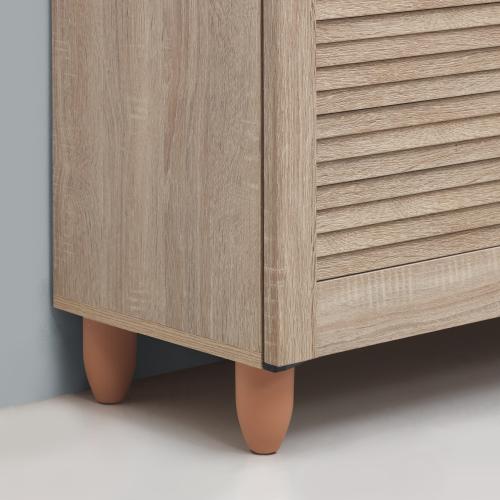 Essentials 2 Door Shoe Cabinet Oak | TAD046 | 