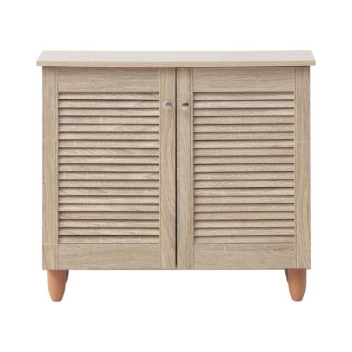 Essentials 2 Door Shoe Cabinet Oak | TAD046 | 