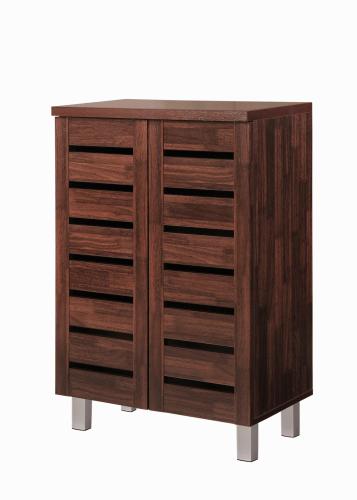 Essentials 2 Door Shoe Cabinet Dirty Oak