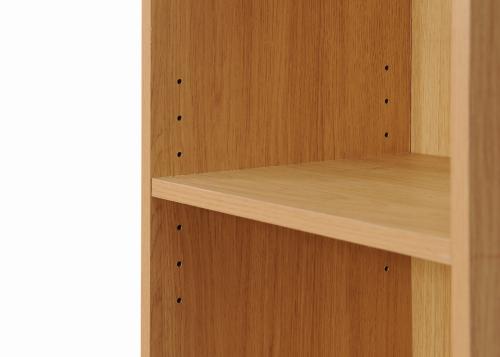 Essentials Medium Narrow Bookcase Oak | TAD098 | 