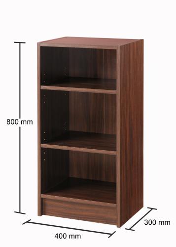 Essentials Small Narrow Bookcase Walnut | TAD103 | 