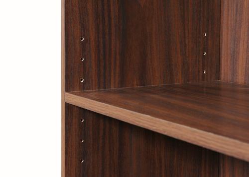 Essentials Low Wide Bookcase Walnut | TAD106 | 