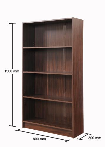 Essentials Tall Bookcase Walnut | TAD109 | 