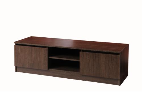 Essentials 120Cm Tv Cabinet Wenge Dark Oak
