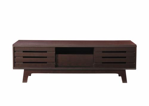 Essentials Tv Cabinet With Sliding Doors Wenge Dark Oak | TAD161 | 
