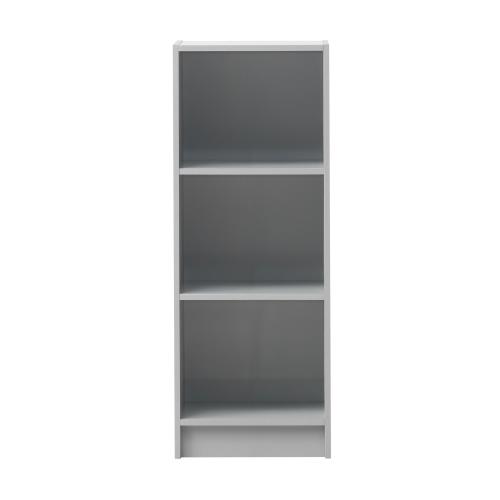 Essentials Medium Narrow Bookcase Grey | TAD341 | 