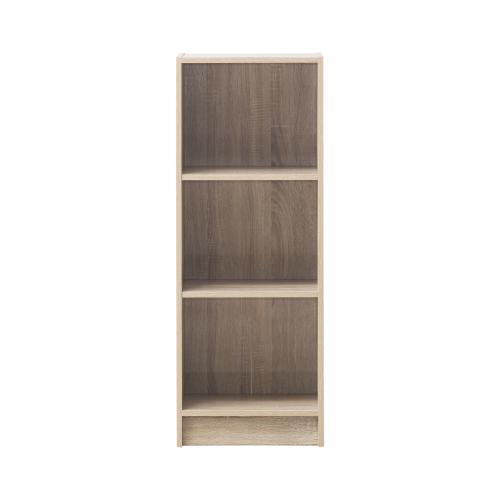 Essentials Medium Narrow Bookcase Oak | TAD342 | 