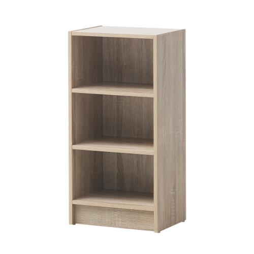 Essentials Small Narrow Bookcase Oak | TAD345 | 