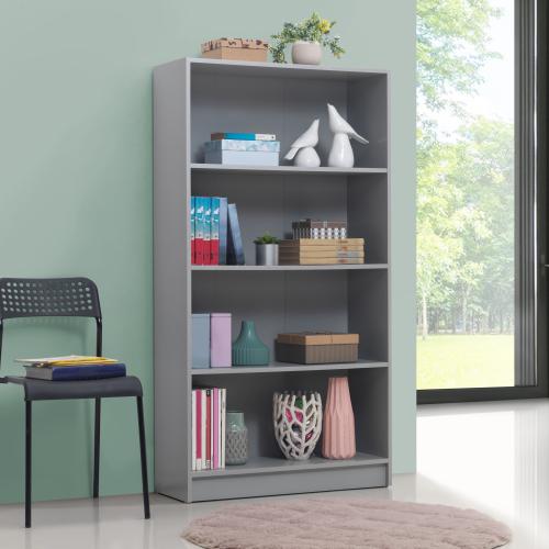 Essentials Tall Bookcase Grey
