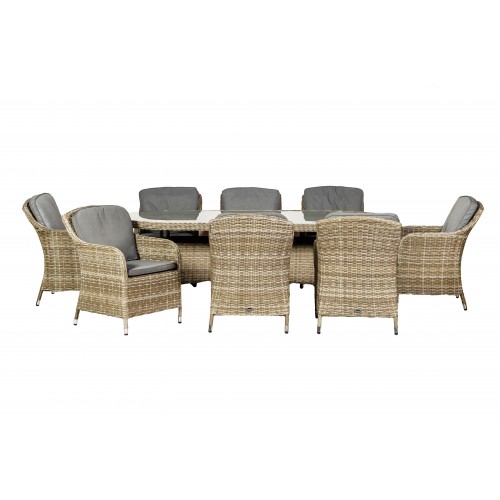 8 Seat Oval Imperial Dining Set