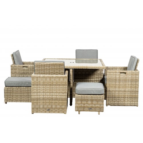 8 Seater Cube Dining Set | BAK-10-05 | BAK