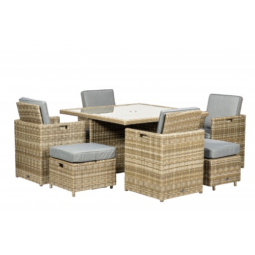 8 Seater Cube Dining Set | BAK-10-05 | BAK