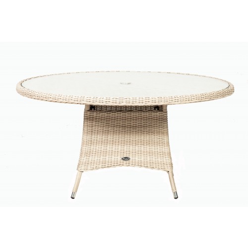 6 Seater Round Cream Comfort Dining Set | BAK-10-10 | BAK