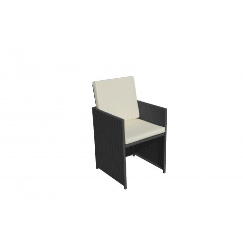 Venice Black 12 Seater Cube Set | BAK-VEN12CUB-BLACK | BAK