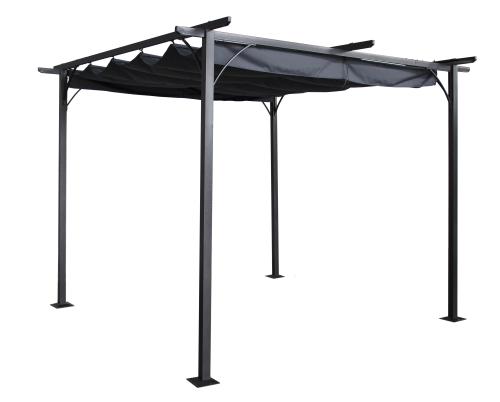 PRAGUE  Pergola Grey 3.5x3.5m