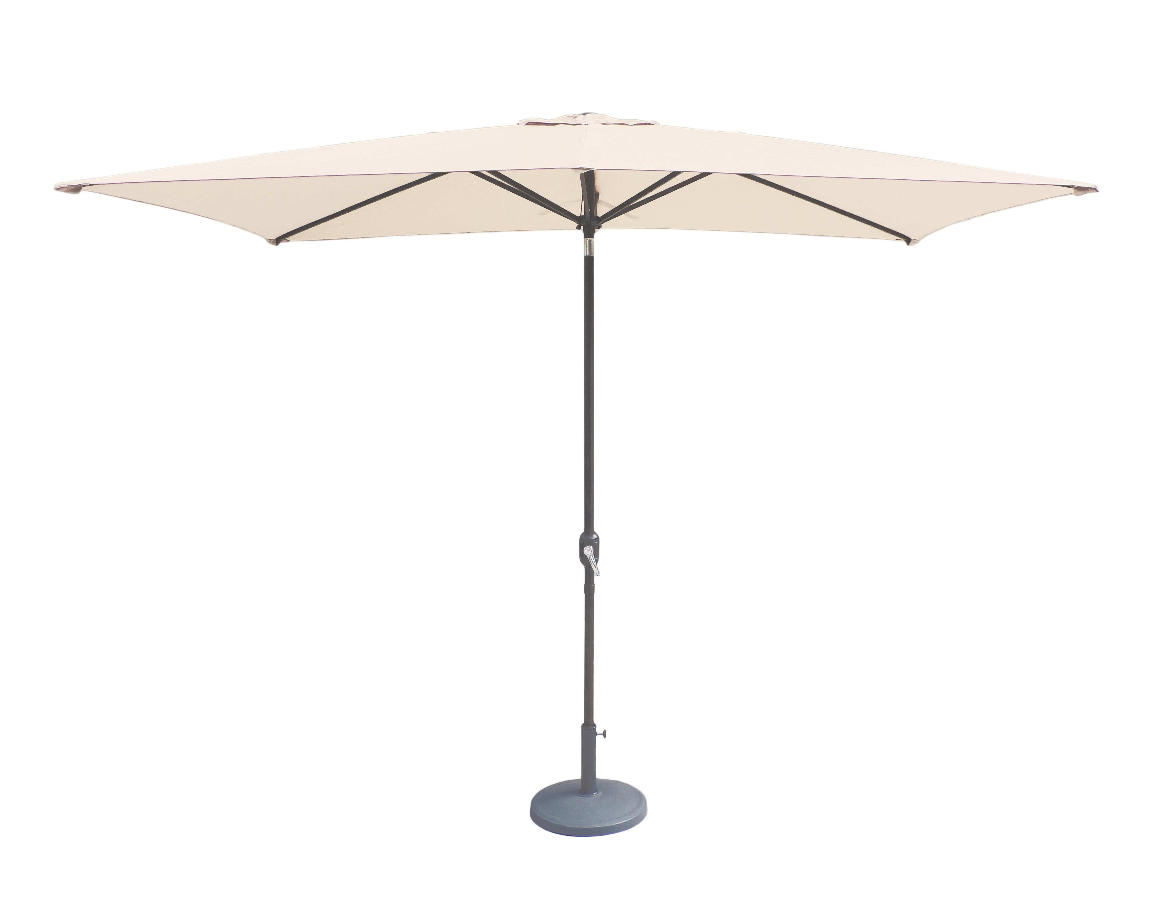Powder Coated Aluminium Parasols (Anthracite Pole) Rectangular