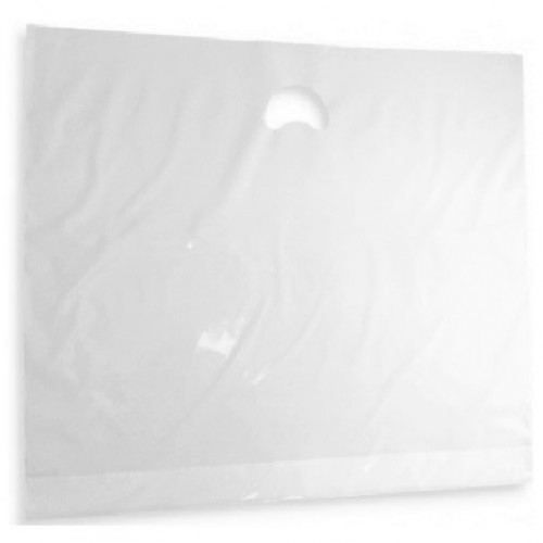 Polythene Varigauge Carrier Bags - White (710x598mm) 250/box