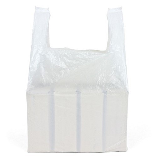 Polythene Vest Carrier Bag White (250x375x450mm) 2000/box