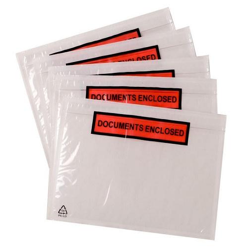 Printed Document Enclosed Pouches