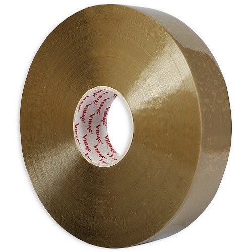 Polypropylene Buff Vibac Solvent Casepacker Packing Tape 48mmx1000m roll