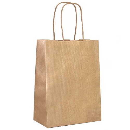 Twist Handle Brown Paper Carrier Bag (229x330x305mm) 150/box
