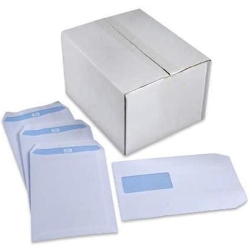 Envelope C5 (229x162mm) White Window Self Seal 90gsm Box/500