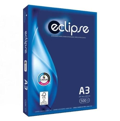 Eclipse Blue Box A3 75gsm White Paper Ream 500