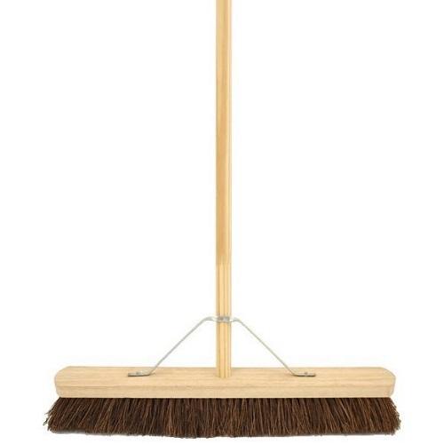 Bassine Outdoor Broom with Handle - 12" or 24" wide
