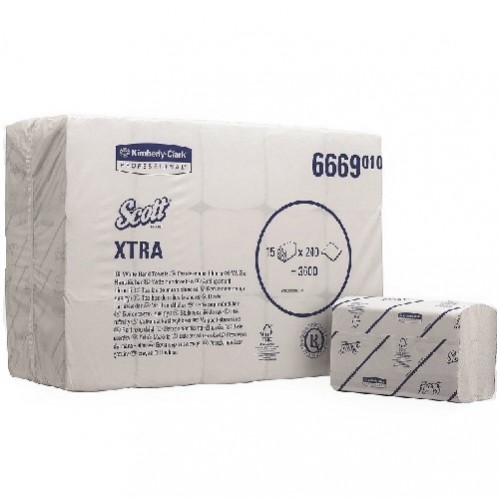 Kimberley Clark KC6669 Handtowel Interfold 1 Ply White