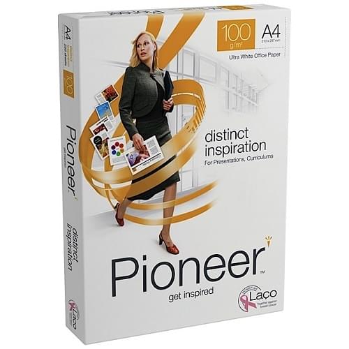 Pioneer A4 100gsm White Paper Ream 250