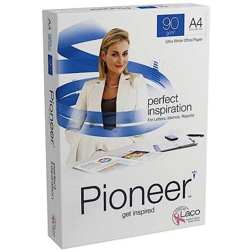 Pioneer A4 90gsm White Paper Ream 500