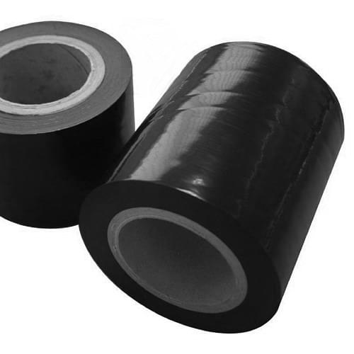 Low Tack Black Tape 200mmx100m roll