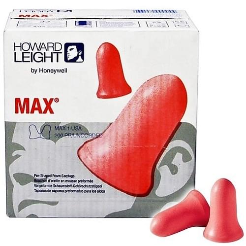 Max2 Ear Plug Refill Pack Orange Foam 200/pack
