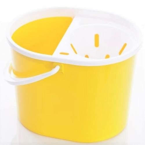 Plastic Bucket with Plastic Wringer 8 litres