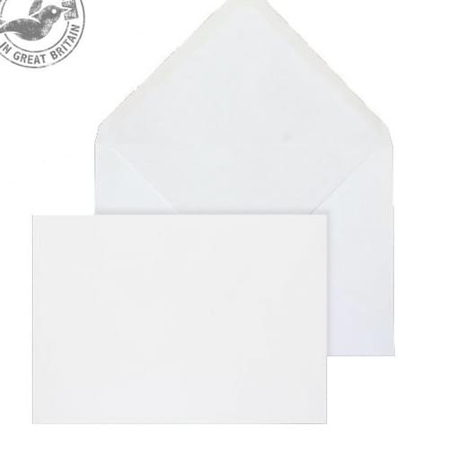 Envelope 127 x 190mm White Diamond Flap Gummed 90gsm Box 1000